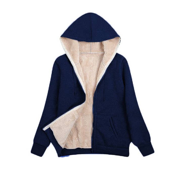Marayn - Wholesale Hoodie – Women's - Cozy Winter Womens Fleece Hoodie Jacket Bestseller5