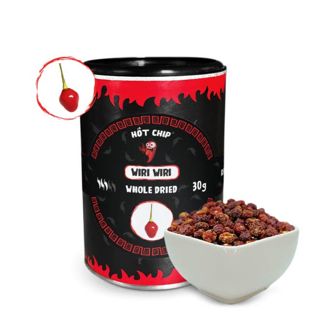 WIRI WIRI DRIED PEPPERS 30 g for wholesale by HOT-CHIP