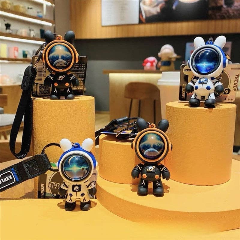 UZ Wholesale Store – wholesale Keychain – Women's – Space Explorer Astronaut Keychain - Unique Space-Themed Bag Charm3