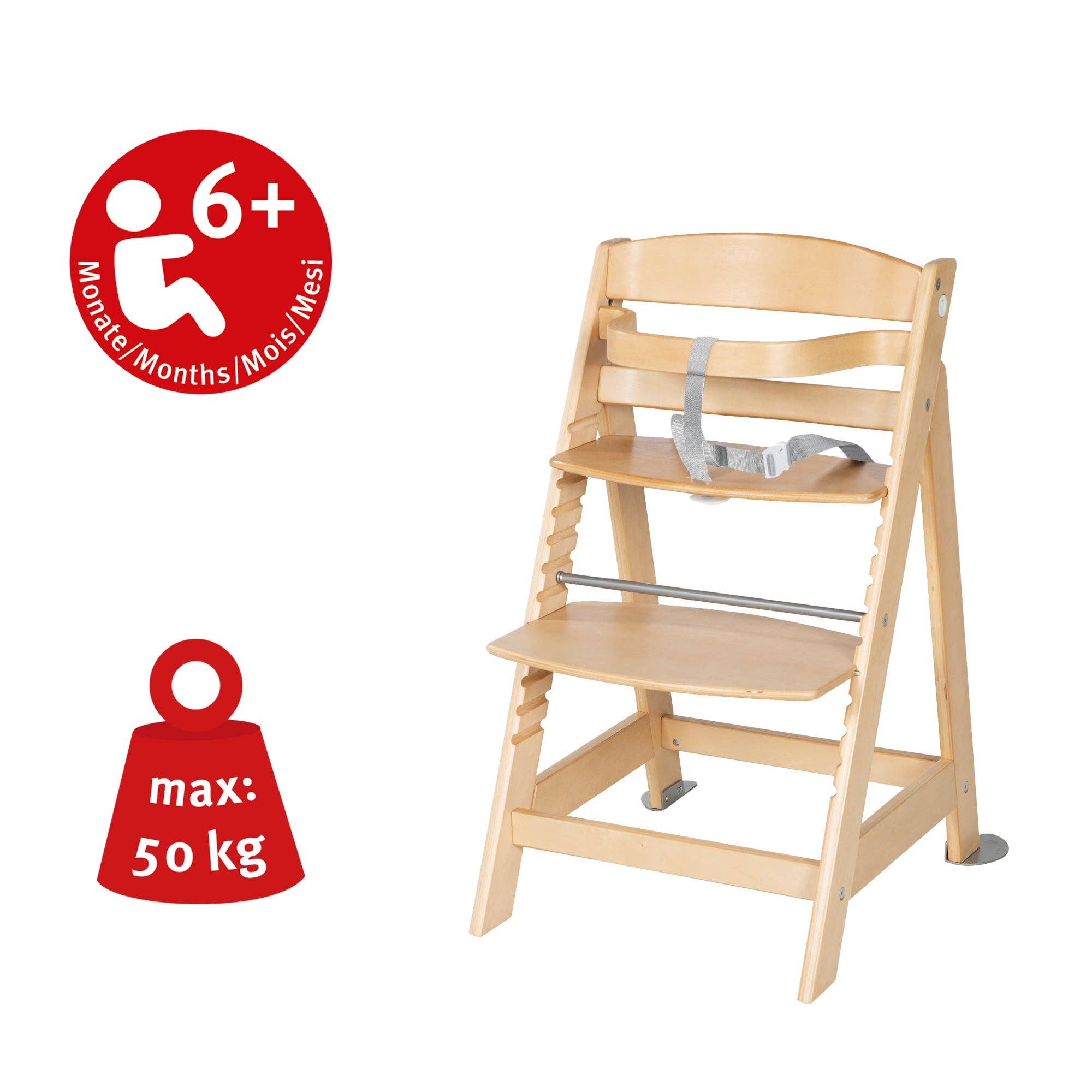 roba kids - Wholesale Highchair - Baby - ROBA 'Born Up' 2-in-1 stair high chair set, natural5