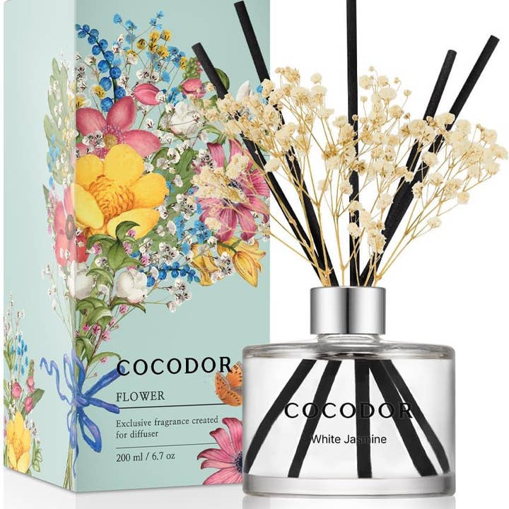 Difusor de Flores Cocodor 200ml (6.7oz) - Jasmim Branco por atacado de Cocodor Italy srl