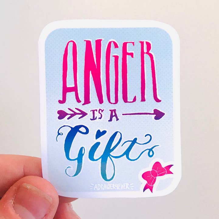 Autocollant La colère est un cadeau pour la vente par ADRAWER4EVER
