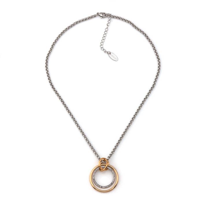 Steel Necklace GKN2203013 for wholesale by Shebiju