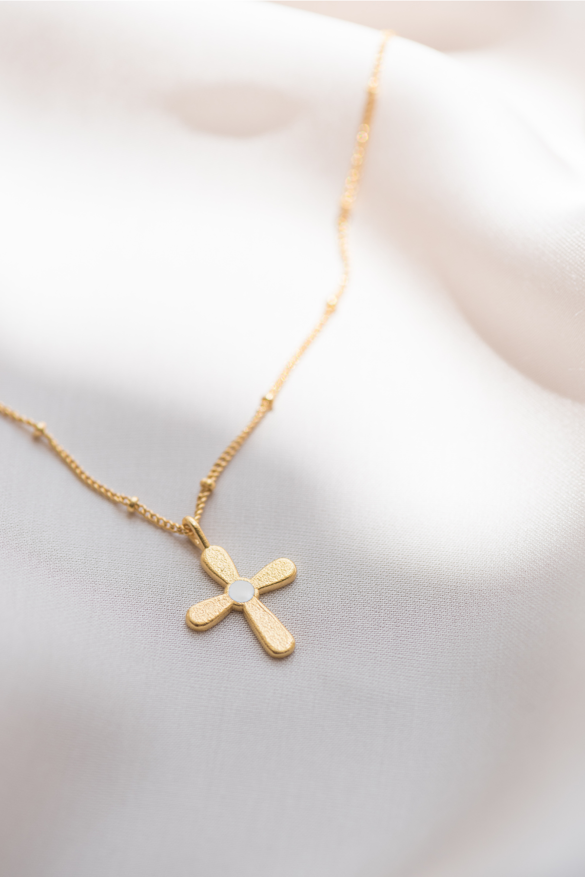 Bacci - Vente Colliers à pendentif - Collier en or - Celeste - Écru1