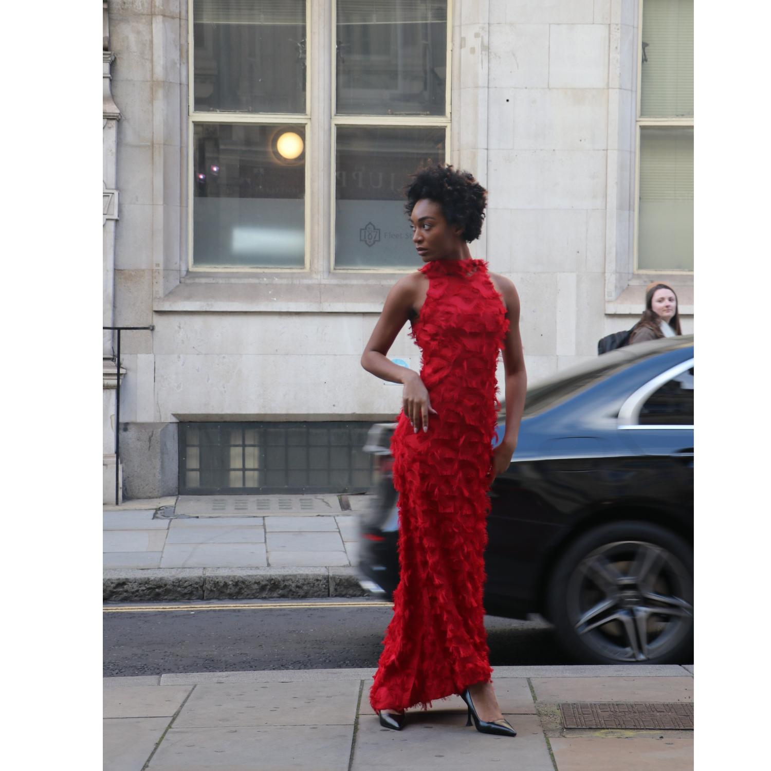 SOHUMAN - Wholesale Dress - Women's - Violet Cocktail Red Dress7