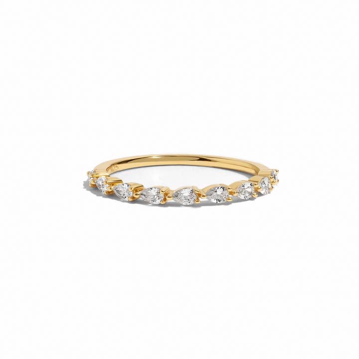 Sami Jewels – wholesale Ring med flera stenar – Pear Stone Stacking Band