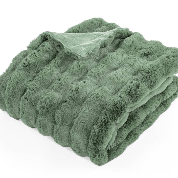 Tiseco - Wholesale Throw Blanket - Throw BUBBLE - Faux rabbit fur - 130x180 cm23