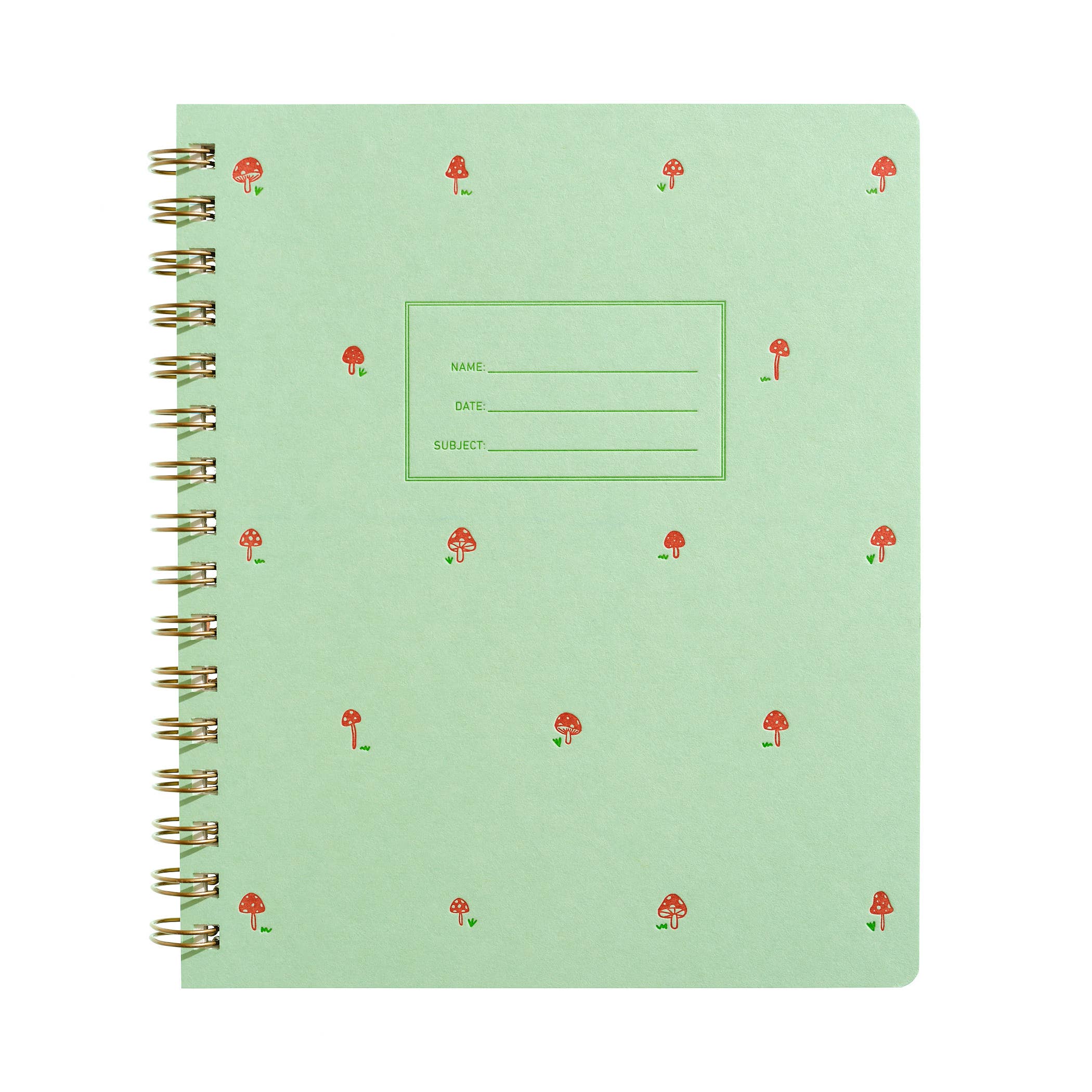 Shorthand Press – wholesale Notebook – Standard Notebook - Mini Mushroom0