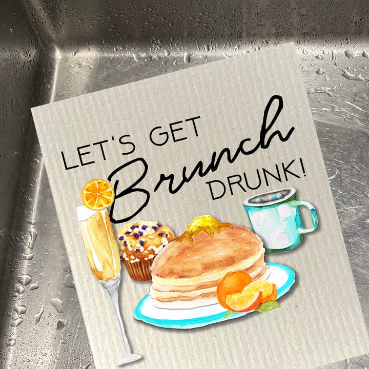 Funny Food Set Biologisch abbaubares Geschirrtuch 2er-Set für den Großhandel von Knollwood Lane