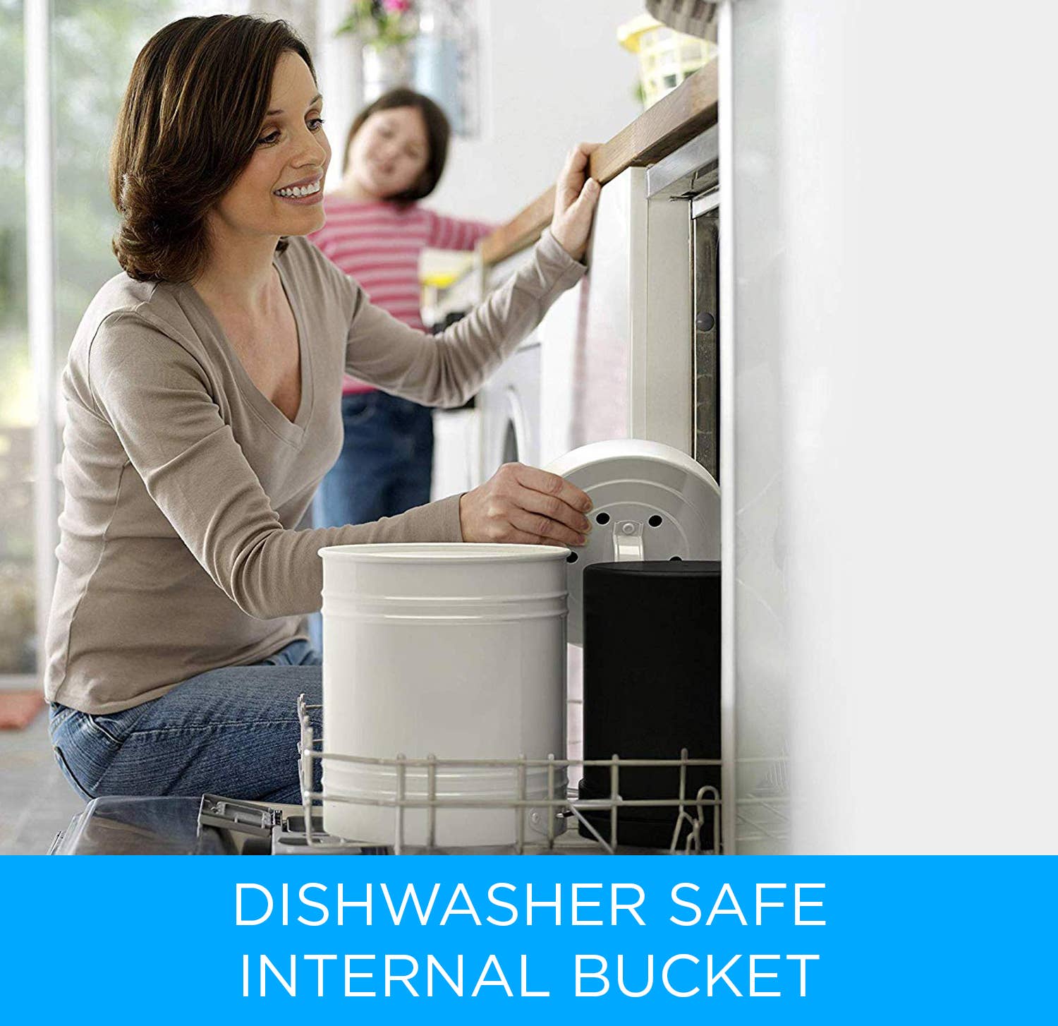 Cooler Kitchen - Wholesale Kitchen Tool/Gadget - Cooler Kitchen 3-Liter Kitchen Compost Bin w/ EZ-No Lock Lid4