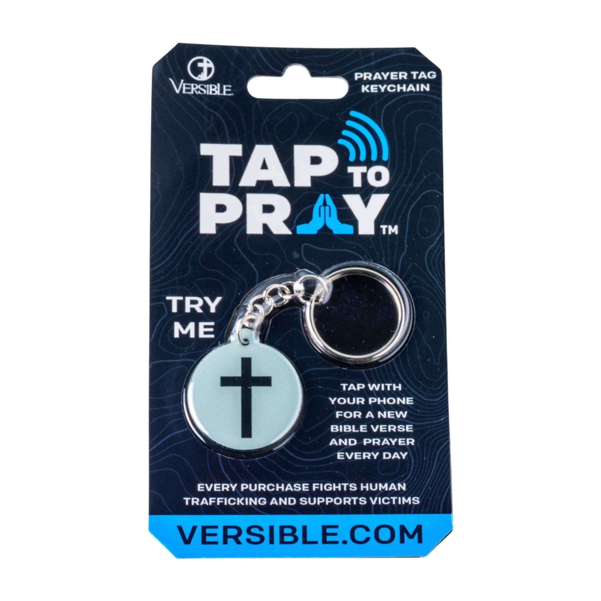 Versible - Wholesale Keychain - Unisex - Tap To Pray® Acrylic Keychain7