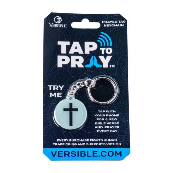 Versible - Wholesale Keychain - Unisex - Tap To Pray® Acrylic Keychain7