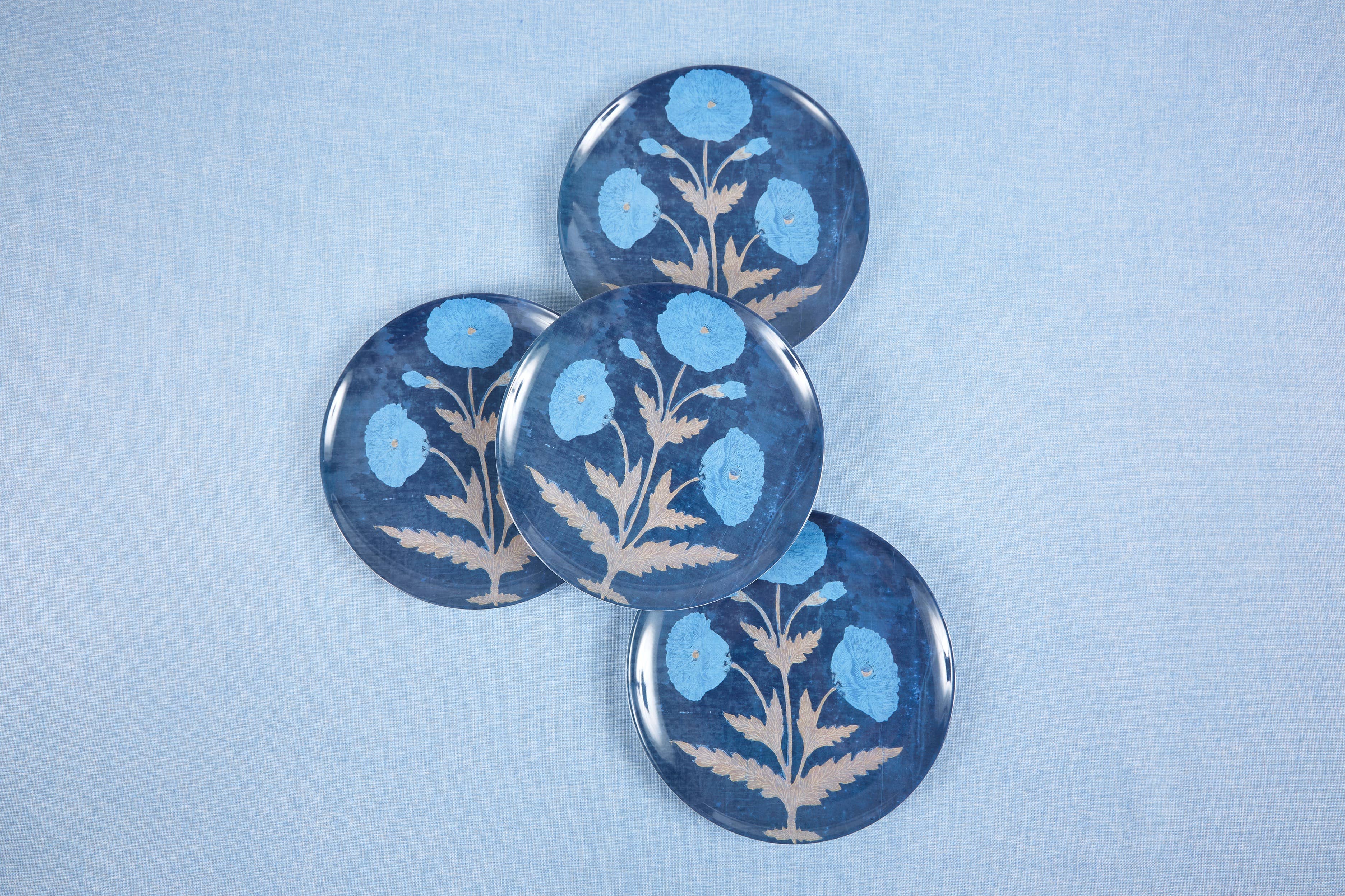 Siren Song - Wholesale Dinner Plate - Poppy Blue Dinner Plates Set of Four1