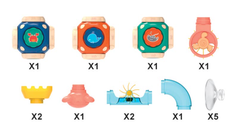 Discovery Toys - Wholesale Bath Toy - Baby - BATH PIPES Tub Toy5