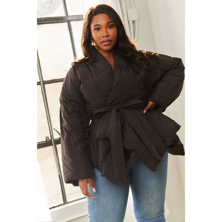 Black Pearl Clothing - Wholesale Jacket - Women's - PUFFER COAT FUSION
JACKET PLUS