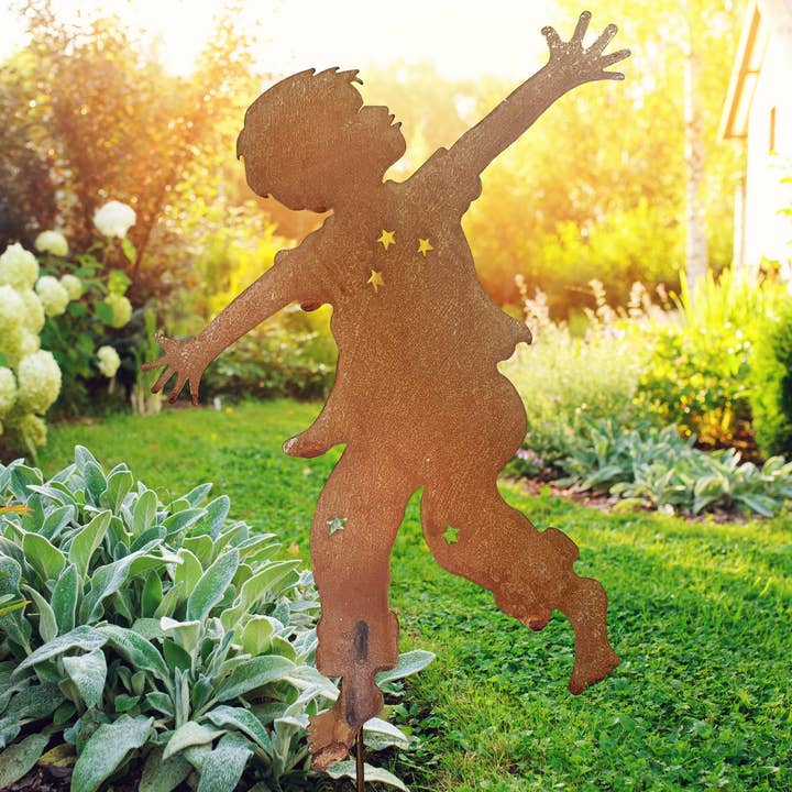 Boy Dancer Garden Stake 28"h for wholesale by Songs of Joy