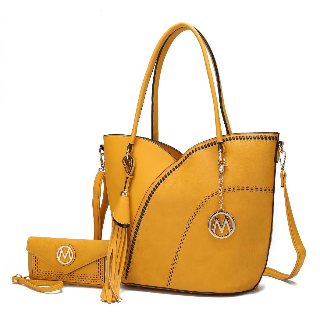 MKF Collection – wholesale Shoulder bag – women's – MKF Imogene Vegan Leather Women’s Shoulder Bag with Wallet7