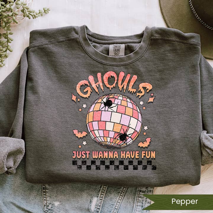 Ghouls vill bara ha kul rosa disco för wholesale av Wildflower Apparel Co.