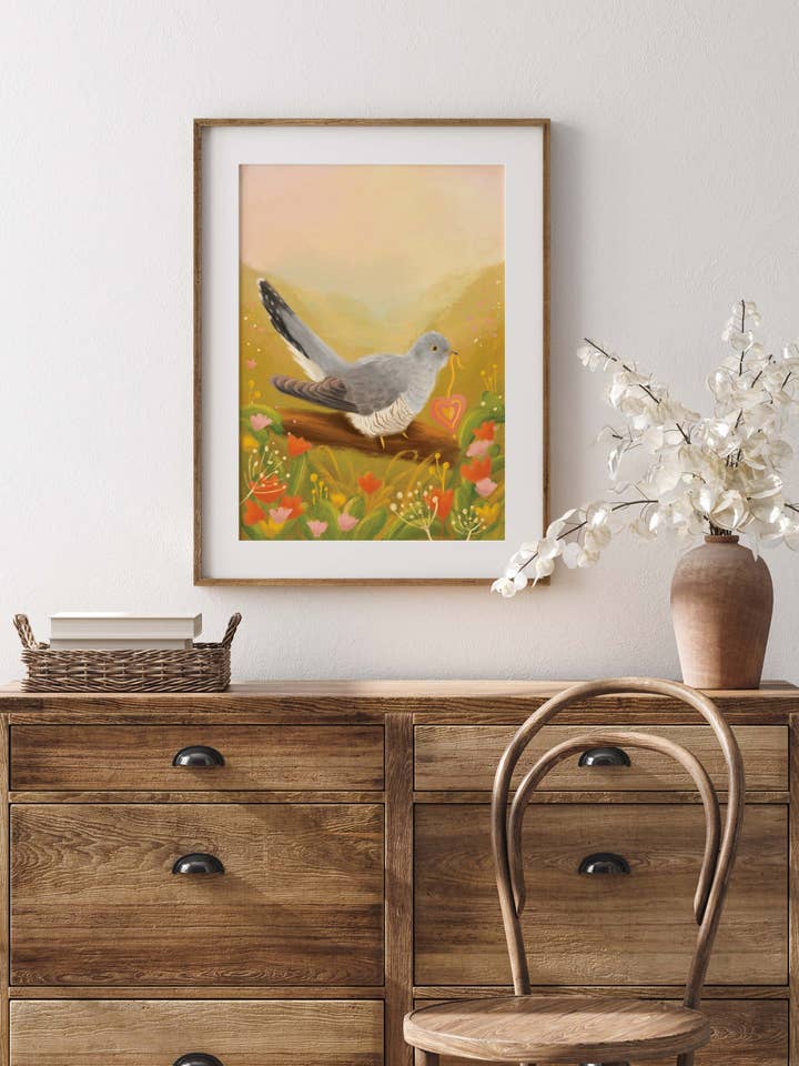 Cuckoo Print (does not include mount) for wholesale by Jo Couch