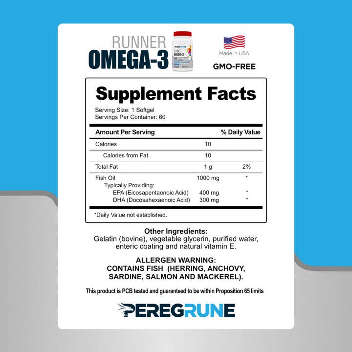 PEREGRUNE - Wholesale Oral Supplement/Vitamin - RUNNER OMEGA-31