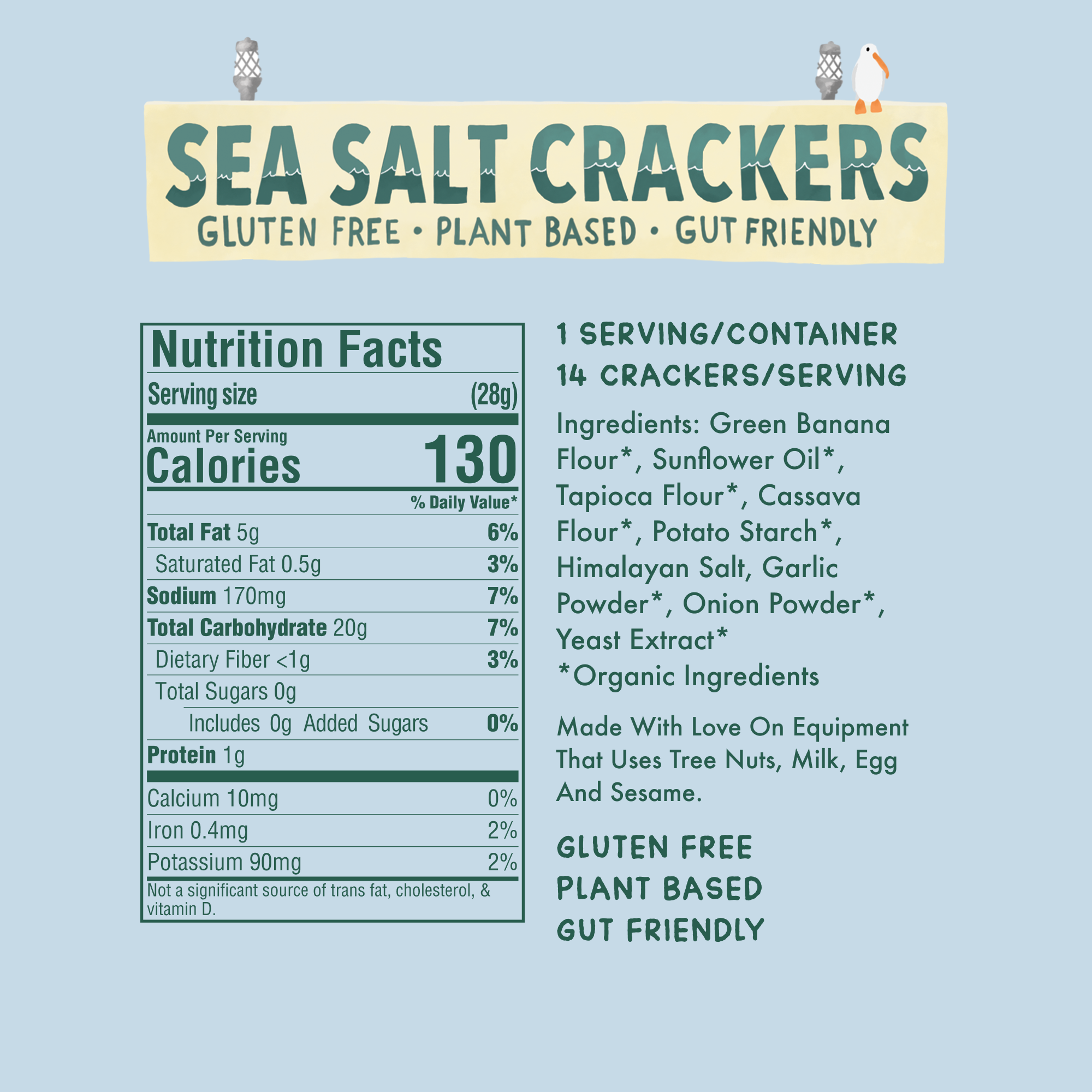 Fair & Square - Wholesale Crackers - Sea Salt Crackers | 1oz Snack Pack3