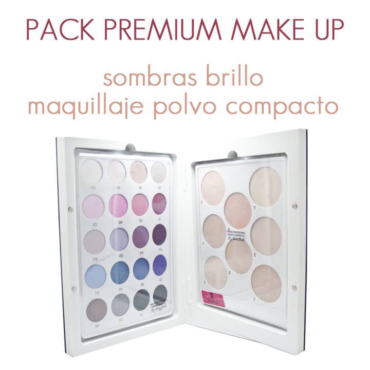 sesioMWorld - M·O·I Professional - Wholesale Face Makeup Palette - Premium Pack Shimmer and Compact Powder Palette