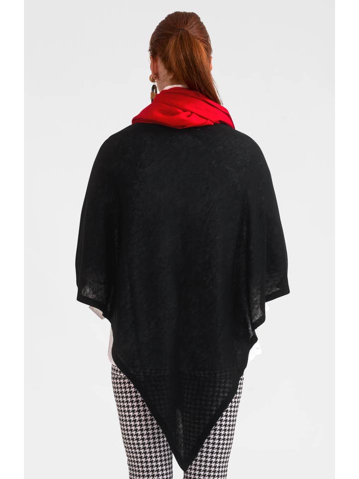 Gretchen Scott LLC - Wholesale Poncho – Women's - Cashmere-Like Poncho8