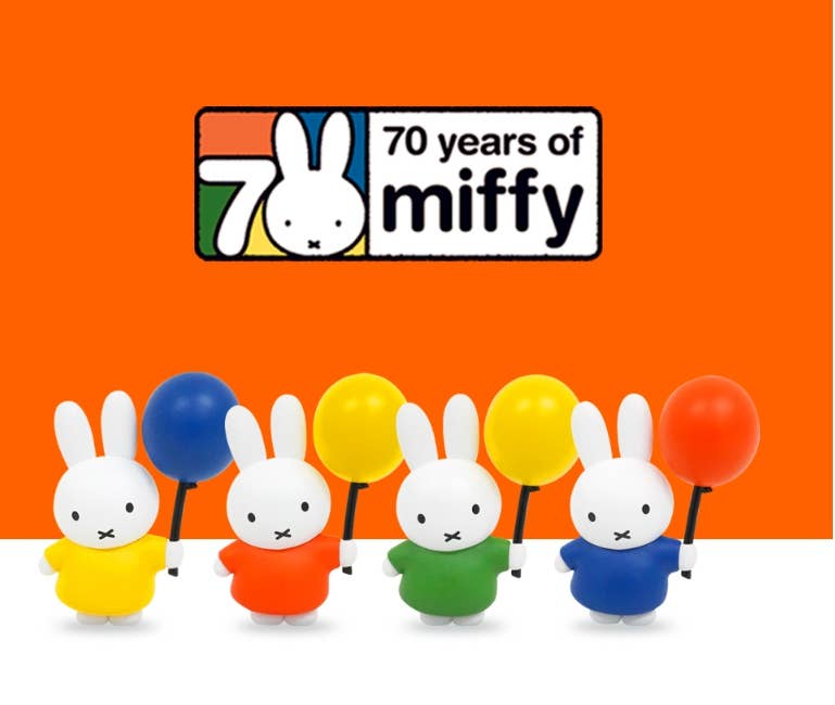 K-Wonderland – wholesale Dekorativ statyett – Miffy-ballongfigur – Specialutgåva för 70-årsjubileum11