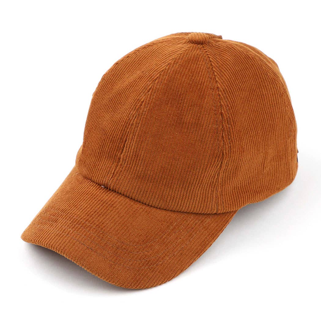 Fashion City - Wholesale Ponytail Cap - Women's - Corduroy Criss-Cross Pony Cap14