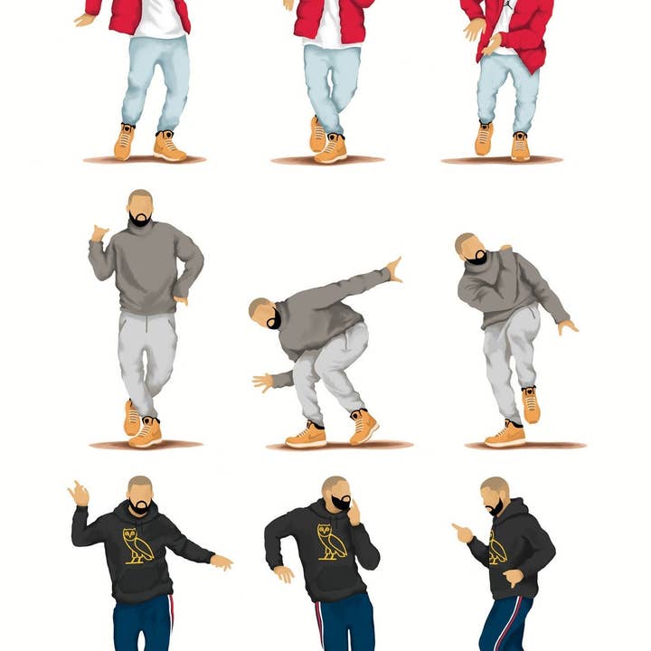 Draw Me a Song - Wholesale Art Print - Hotline Bling Art Print2