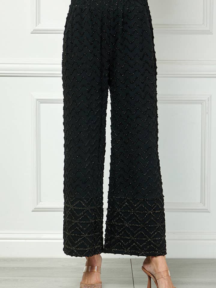 P7482 Aantrekbare glinsterende broek voor wholesale door See and Be Seen