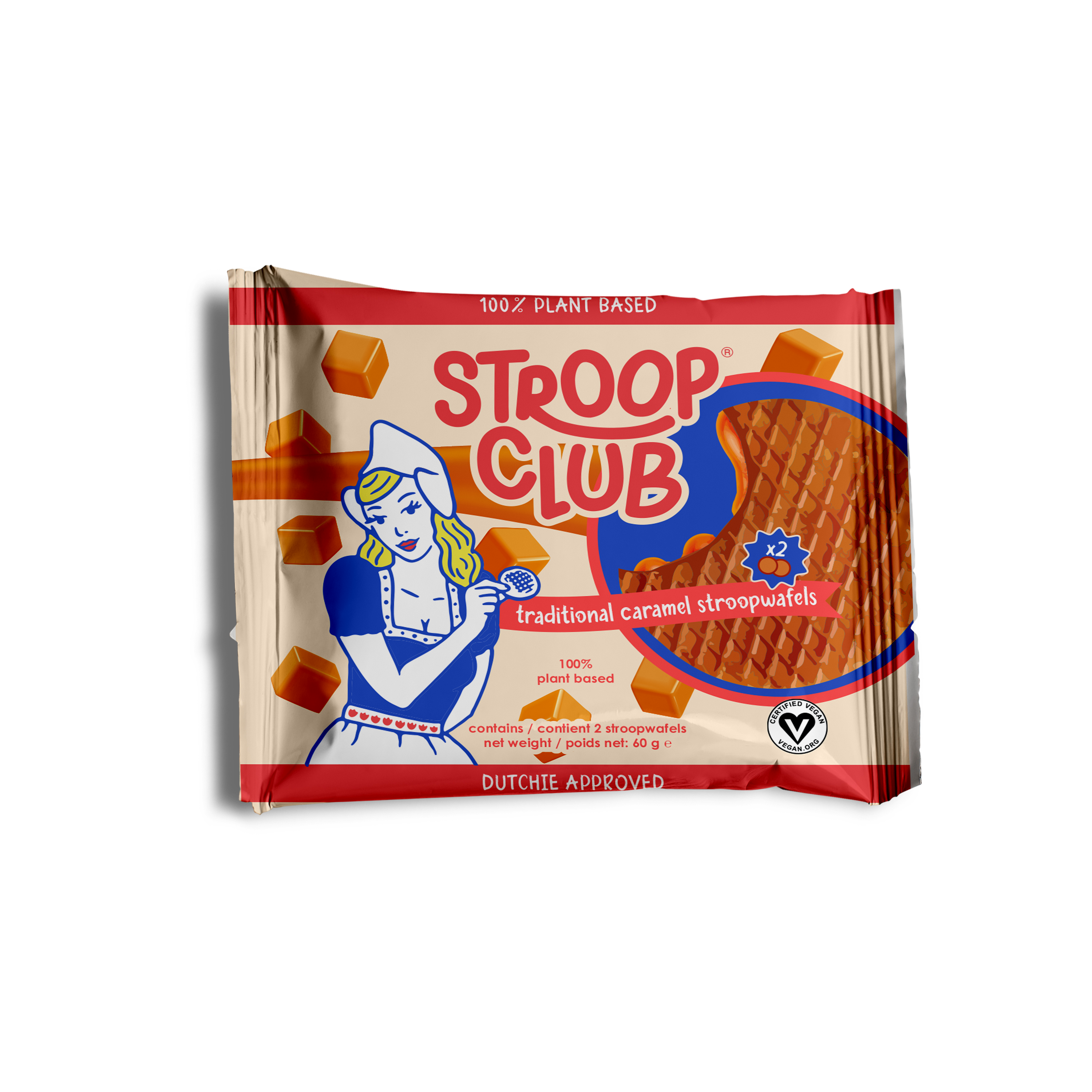 Stroop Club - Wholesale Cookie - Case of 12 variety organic and vegan stroopwafel 2-packs4