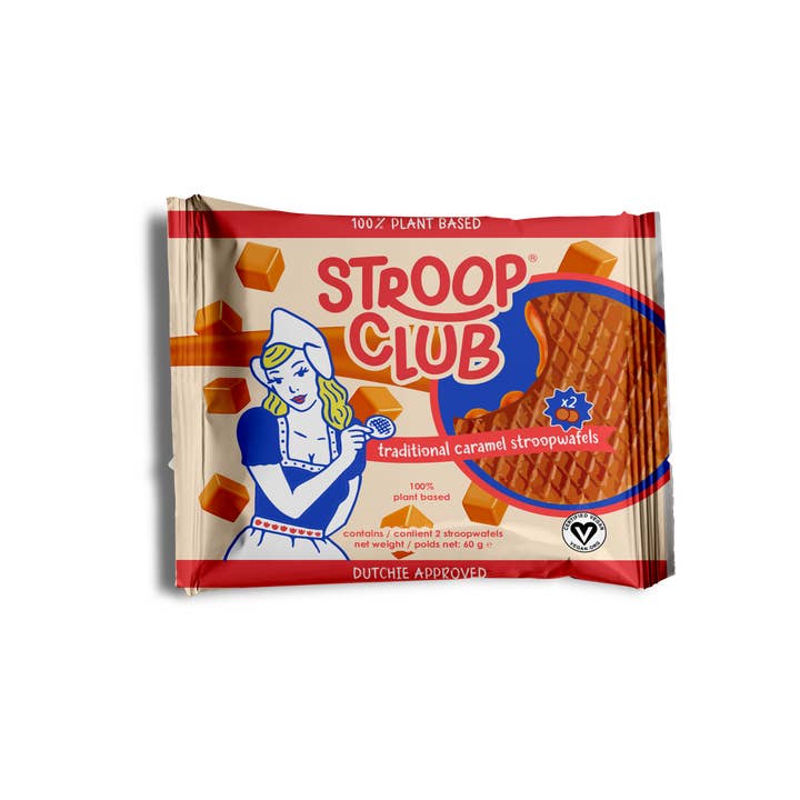 Stroop Club - Wholesale Cookie - Case of 12 variety organic and vegan stroopwafel 2-packs4