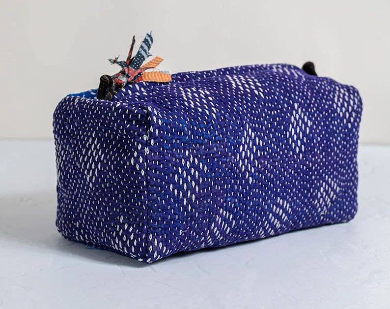 bhavnas boutique – Großhandel Kosmetiktasche – Damen – Handgemachte Kantha-Kulturbeutel und Dopp-Tasche2