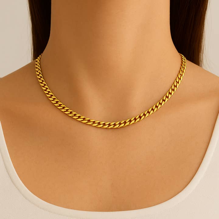 Chunky Cuban Necklace for wholesale by Karen Cole Timeless Treasures