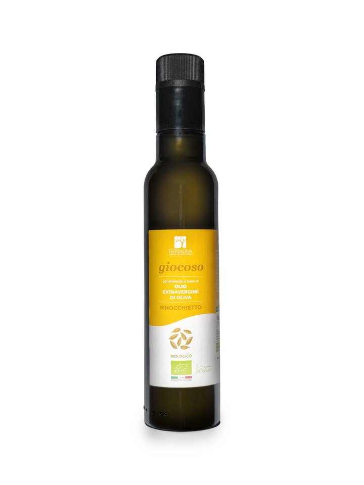 PLAYFUL - organic fennel olive oil - dressing for wholesale by Terradiva Azienda Agricola Biologica