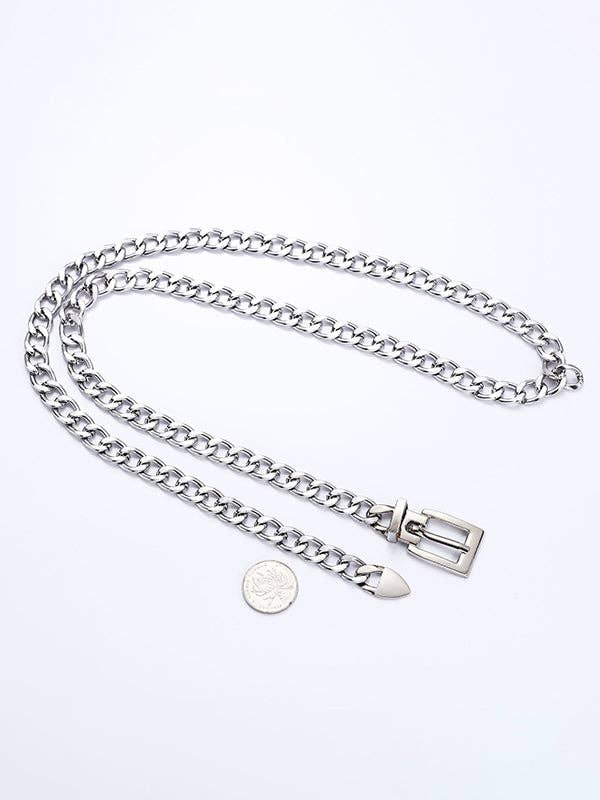 Buckle Chains Solid Color Belts for wholesale by VividLux