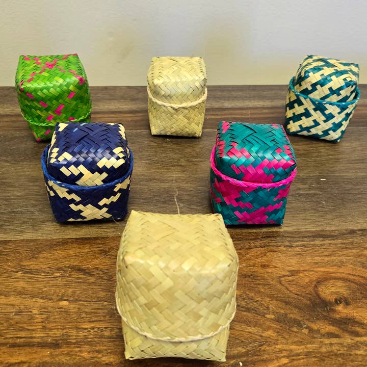 Gitzell FairTrade - Wholesale Coin Purse - Women's - Pockets, palm leaf small - set of 6