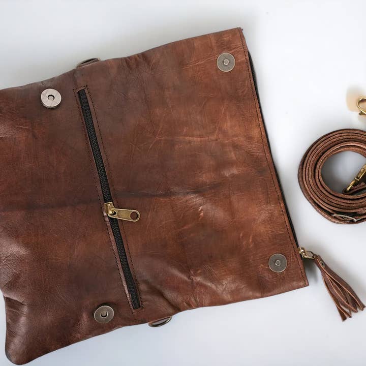 HandmadeBestSeller - Wholesale Crossbody Bag - Women's - Moroccan Leather Crossbody Bag | Leather Purse