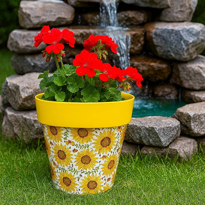 Marissa's Gifts - Wholesale Artificial flowers - Sunflowers pot full of sunflowers height 26cm3