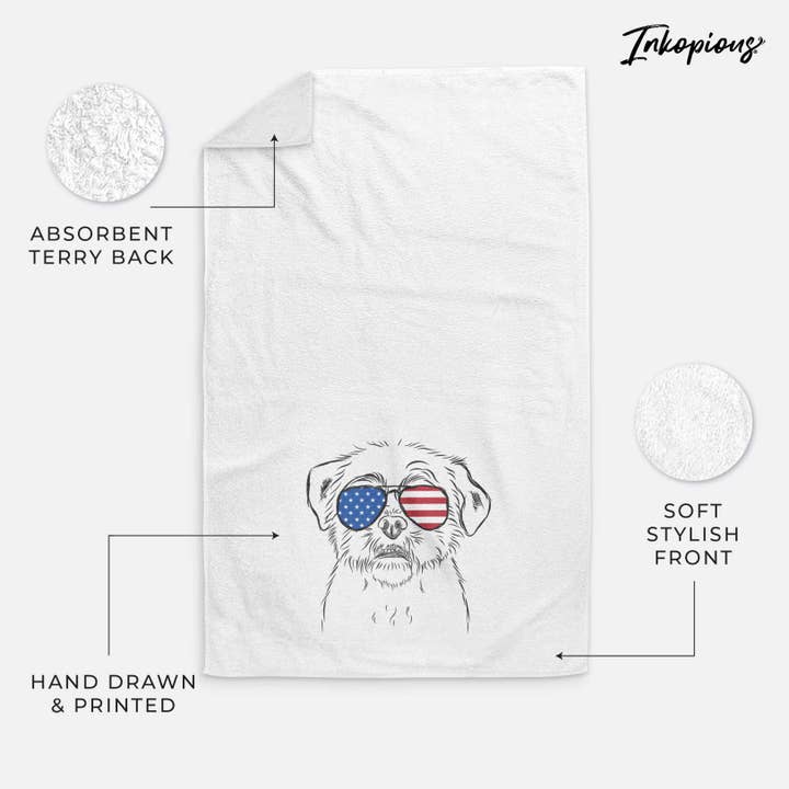 Inkopious - Wholesale Hand Towel - Smash the Shih Tzu Hand Towel17