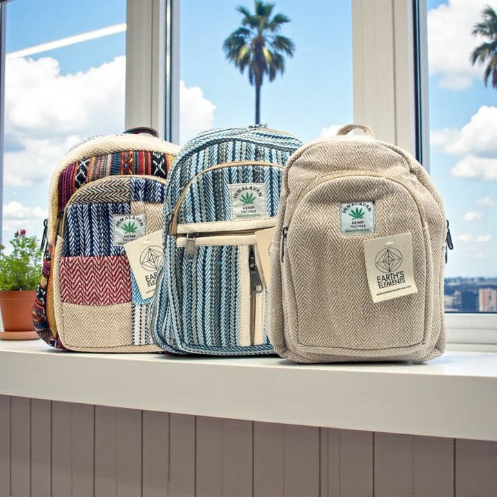 Hemp Backpack - Mini for wholesale by Earths Elements Wholesale
