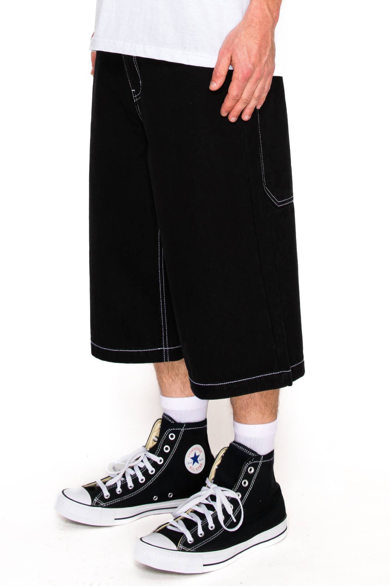 Victorious - Wholesale Shorts - Men's - DS2114 Ultra Baggy Y2K Denim Jorts6