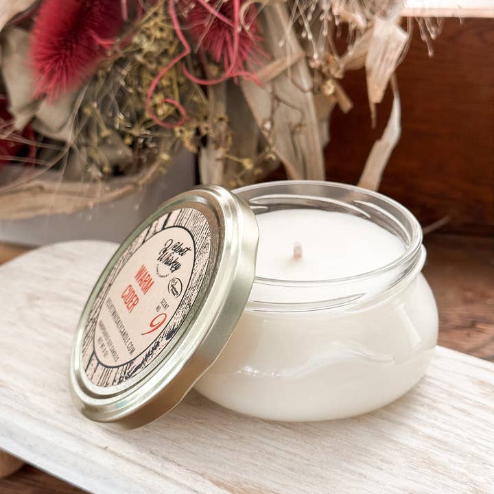 Velvet Whiskey Candle Co - Wholesale Jar/Filled Candle - 6 oz Warm Cider Candle