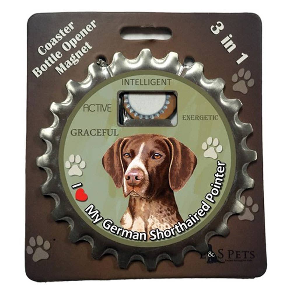 Official Store - Wholesale Bottle/Wine Opener - German Shorthaired Pointer 3 in 1 Bottle Opener0