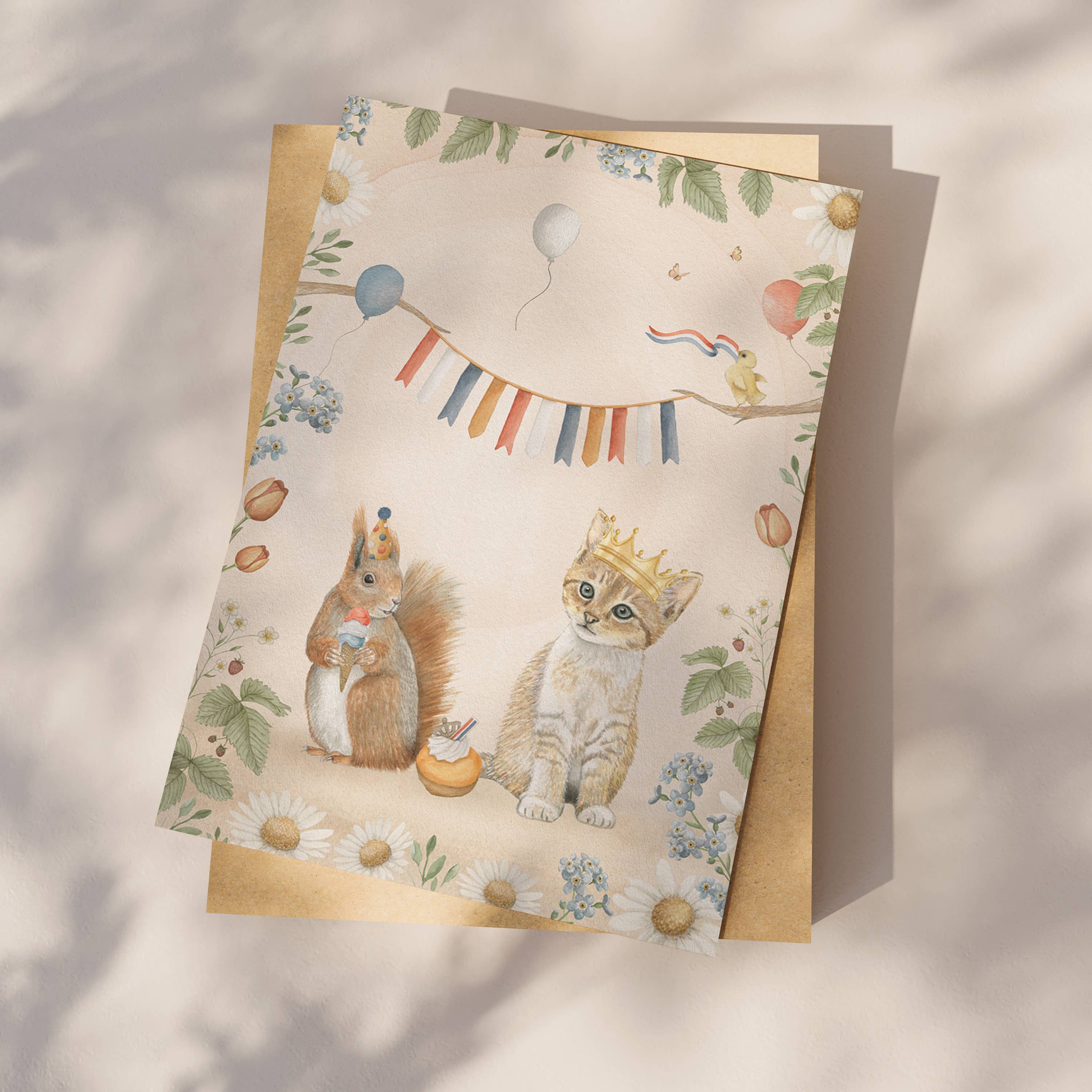 Appeloogje – postal de parabéns por atacado – Cartão Postal Dia do Rei1