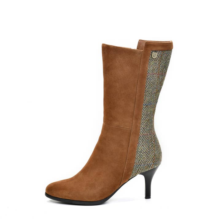 Bota The Farra com camurça e tweed por atacado de Islander