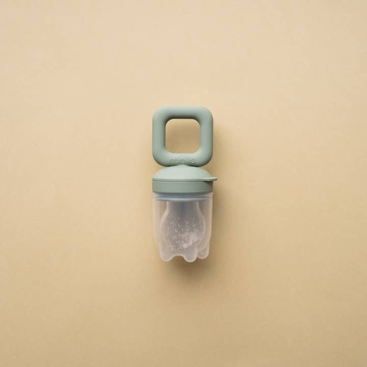 Minika - Wholesale Teether (Not Clip-On) - Baby - Silicone feeder teether - Sage