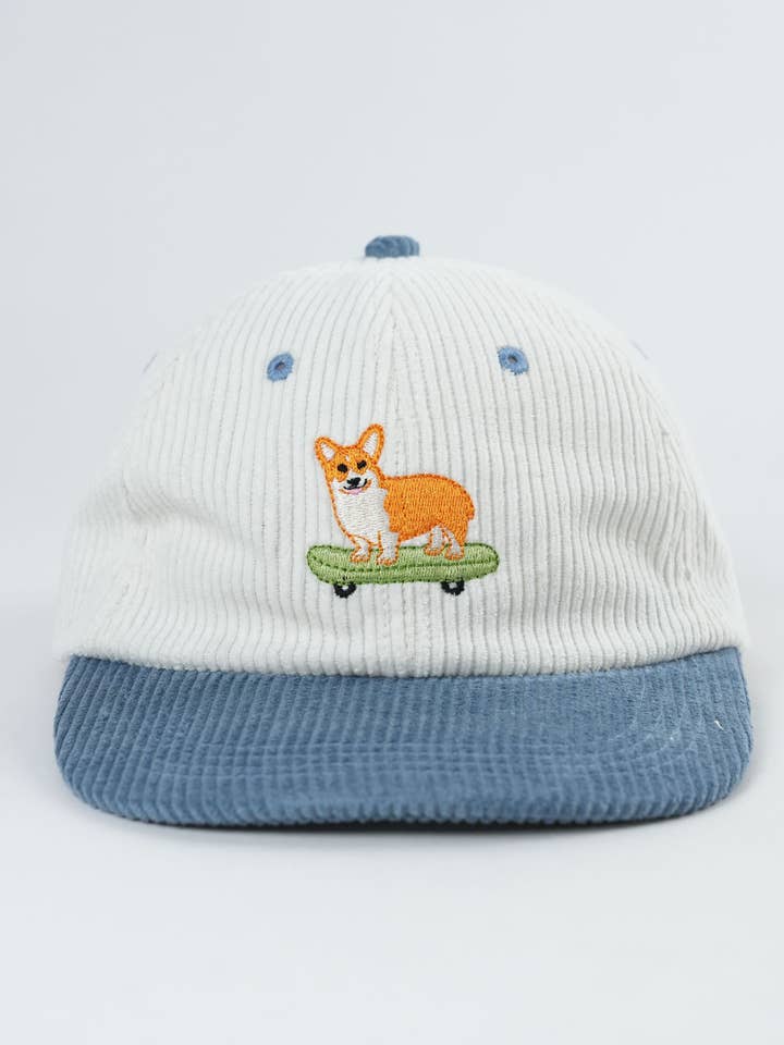 Corgi Skating Mini Lid for wholesale by Lies Collective