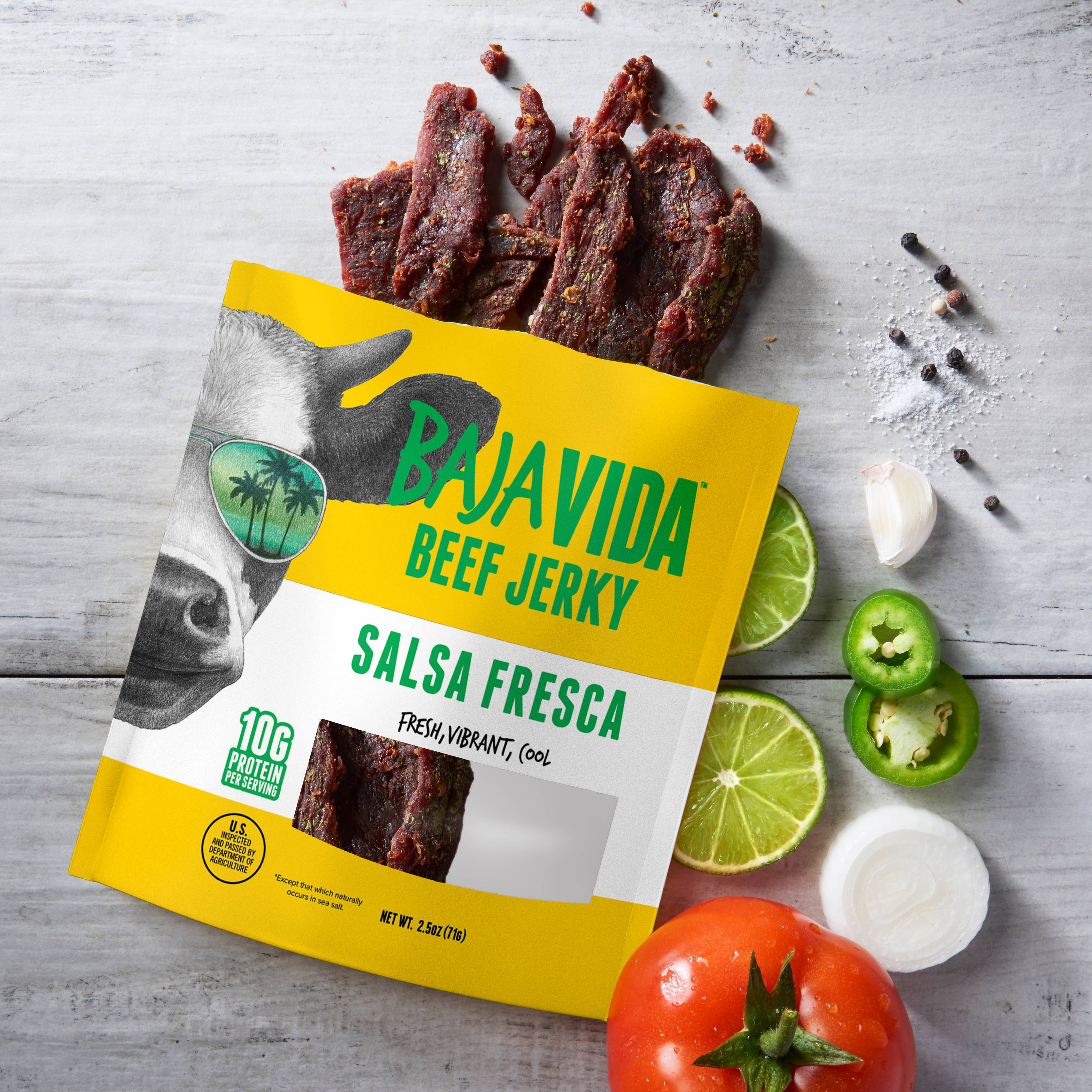 Baja Vida Snacks - Wholesale Jerky - Baja Vida Beef Jerky - Salsa Fresca4